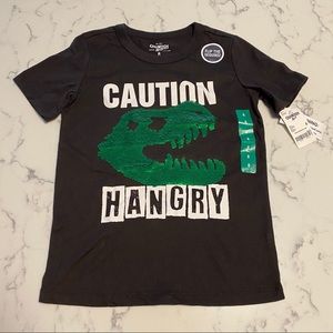 Oshkosh Flip Sequin Dinosaur Tee Short Sleeve